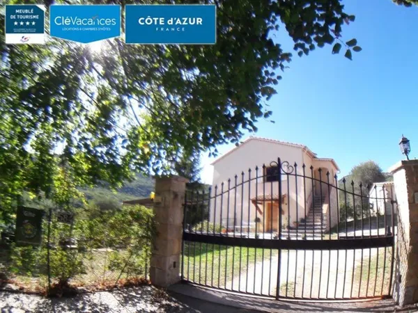 F3 MEUBLE EN VILLA PROCHE CANNES GRASSE SOPHIA & NICE