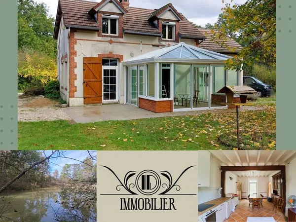 Maison type 'pavillon de chasse' - Bois 6 ha avec point d'ea