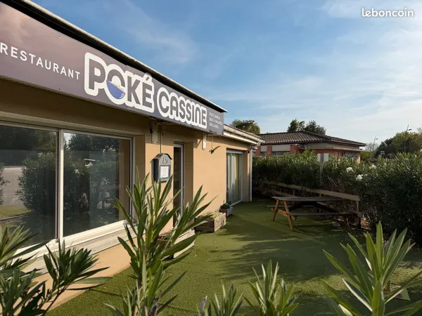 LOCAL COMMERCIAL À LOUER 125 m² - BRUGUIÈRES -PARKING 500 m2 - TERRASSE - EMPLACEMENT À FORT PASSAGE