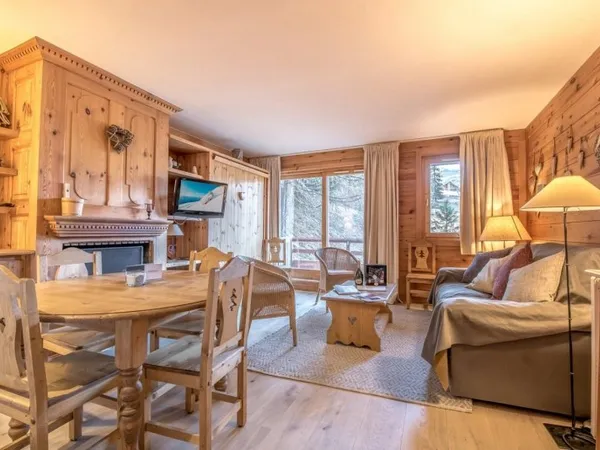 Véritable skis aux pieds