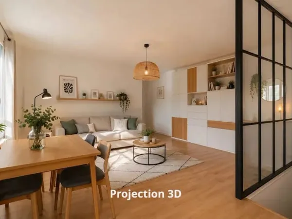 Appartement 3 pièces 62 m²