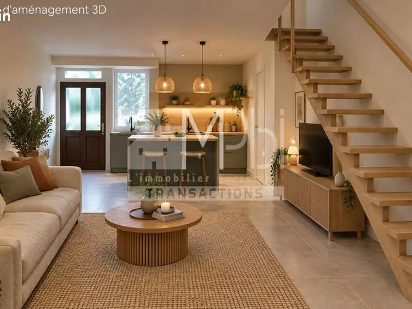 Duplex 2 pièces 55 m²