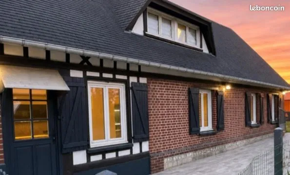 Longère Normande rénovée - 101 m² - 3 chambres - Jardin & Grand Garage