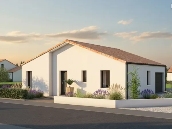 Projet de construction d'une maison 68 m² avec terrain à MELAY (49)