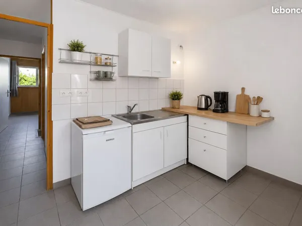 Appartement 3 pièces 36 m² en duplex avec terrasse sur jardin, cave et parking en option