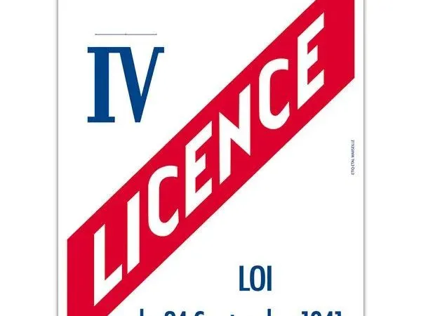 Licence 4 a' vendre