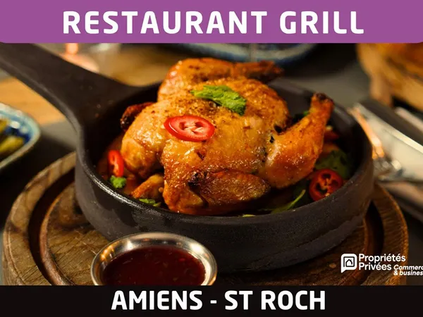 Amiens Saint-Roch - Restaurant Grill 70 places avec terrasse