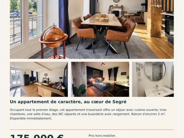 Appartement T4 Centre de Segré