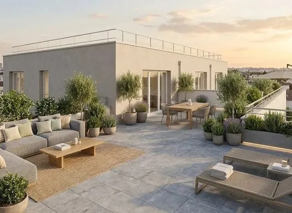 APPARTEMENT T5 DE STANDING — SAINT-NAZAIRE (44600) — 116 M² AVEC TERRASSE D'EXCEPTION DE 58 M² EN BO