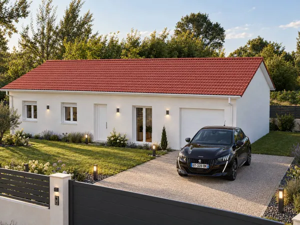 Terrain + maison 80 m²