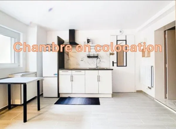 Chambre en colocation - RDC - 17.04 m2 - Meublé