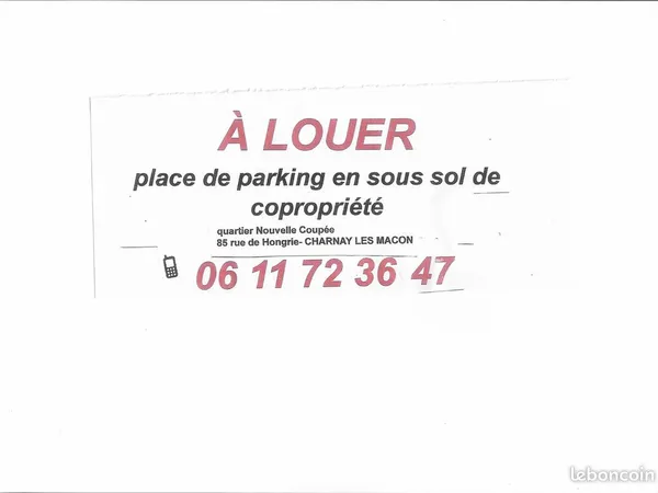 Parking location