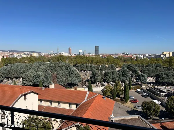 Appartement 58 m² rénové - 2 balcons + garage - Vue dégagée - Lyon 7e