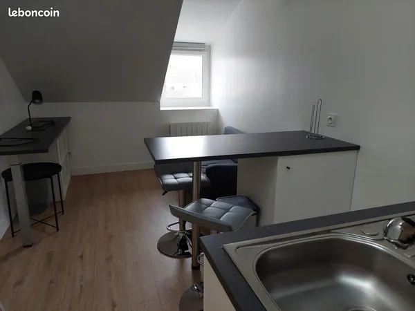 Studio meublé - centre ville - refait à neuf