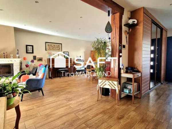 Maison individuelle d'exception 148 m² proche gare - 4 chambres + Bureau - Jardin Sud-Ouest sans vis