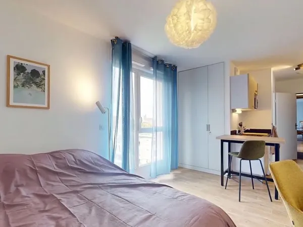 Studio 1 pièce 21 m²