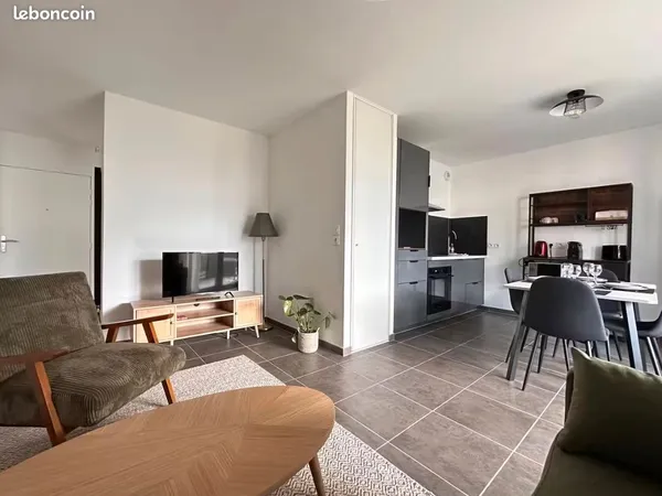 Superbe T2 meublé de 89m² avec grand balcon - Ferney-Voltaire