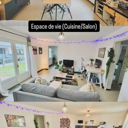 À louer - Maison T4 avec jardin et garage à Siouville, 350 m de la plage