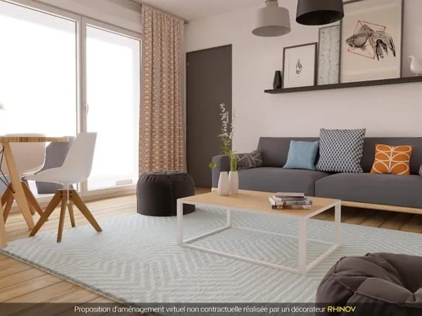 Appartement 3 pièces 62 m²