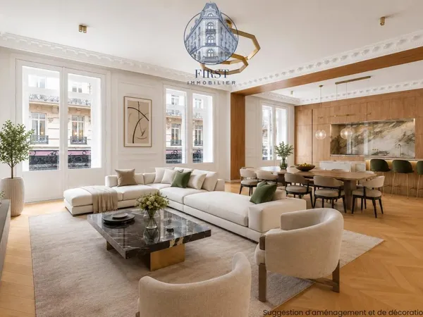 Vends T4 - 125m² - Paris 8Ème