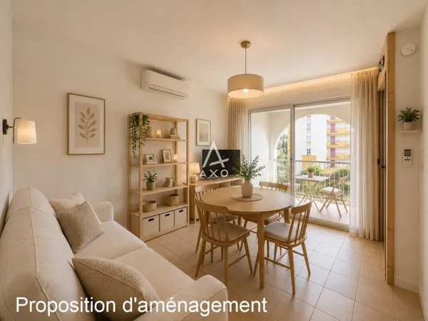 Appartement cabine 2 pièces 30 m²