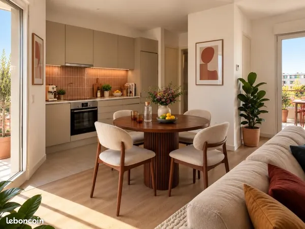Appartement 3 pièces 62 m²