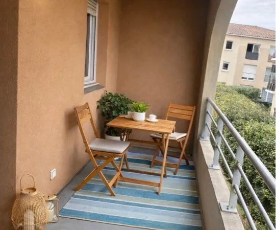 Location appartement meublé avec piscine et parking