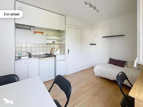 Appartement 1 pièce 19 m²