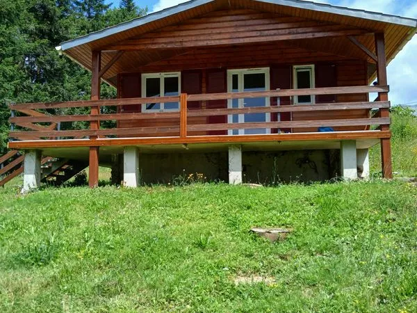 Chalet 2 chambres avec terrain cloturé