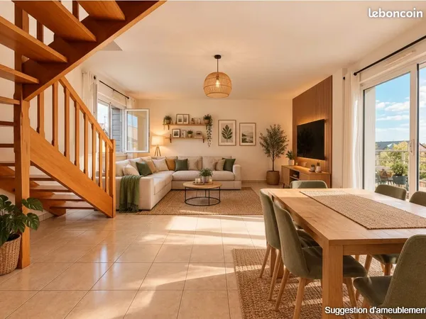 Duplex 3 pièces 82 m²