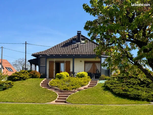 Maison individuelle avec dépendance habitable indépendante sur terrain de 18 ares
