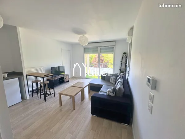 Appartement T2 récent de 49 m² avec terrasse de 9m2 - Secteur Sart-Babylone Villeneuve-d'Ascq