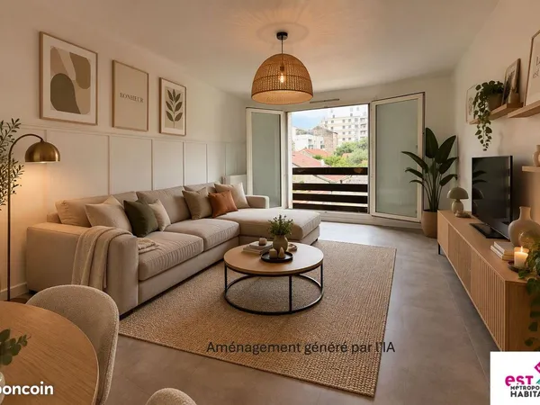 Appartement 3 pièces 69 m²