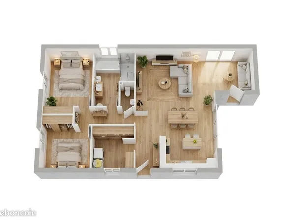 Maison 3 pièces 86 m²