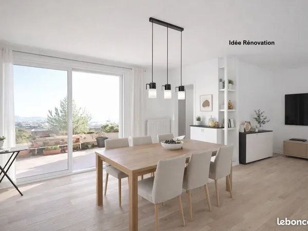 Maison 80 m2 pleine vue mer