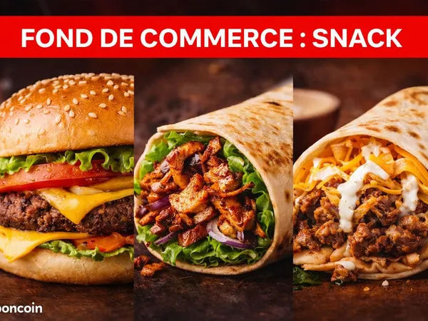 A vendre - fond de commerce - snack