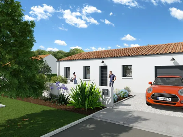 Projet de construction d'une maison 73 m² avec terrain à ANDILLY (17)