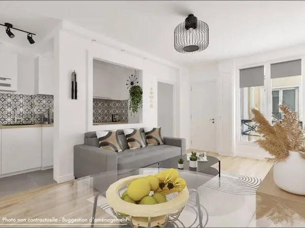 Appartement 2 pièces 37 m²