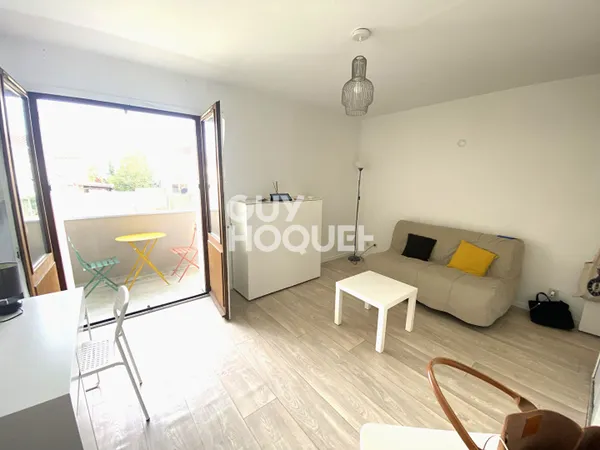 RANGUEIL - Appartement T1 meublé TERRASSE + 1 PLACE DE PARKING + CAVE