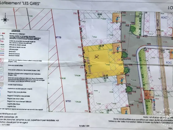Terrain 406 m²