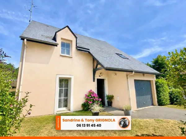 MAISON FAMILIALE - 113 m² - 4 CHAMBRES - JARDIN - GARAGE - GLOS (14100)