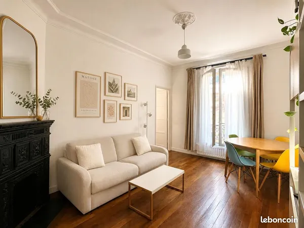 Puteaux proche Gare - 3 pièces traversant 53 m² - Dernier étage au calme & Charme de l'ancien