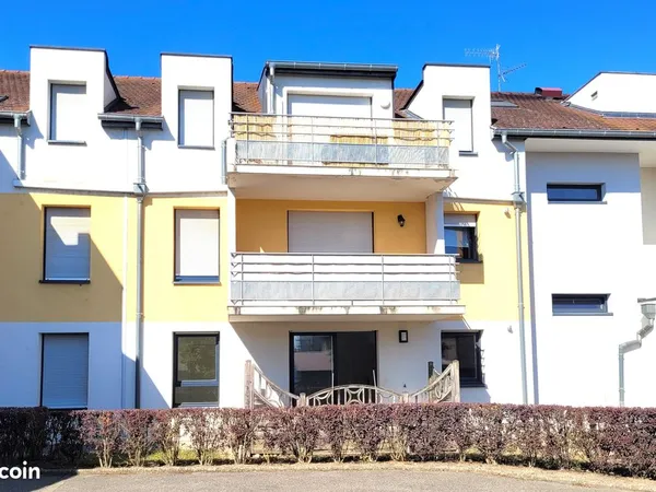 Vente | Appartement T2 | 2p | 1ch | 48 m² | Rouffach | Expo Est | Terrasse · Jardin