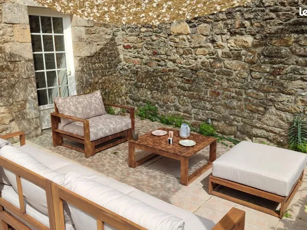 Maison 4 chambres meublée 16 min vannes