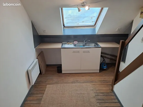 🏡 Studio rénové avec mezzanine - Rouen Saint-Sever - 42 000