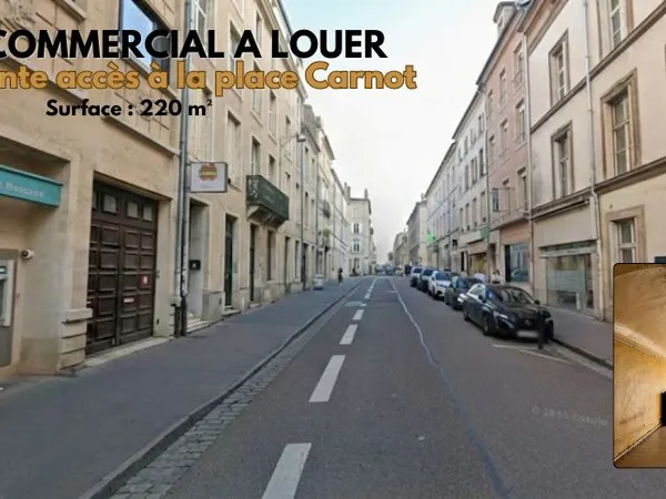 Local commecial / Restauration - 200 m² - Rue passante d'accès Place Carnot