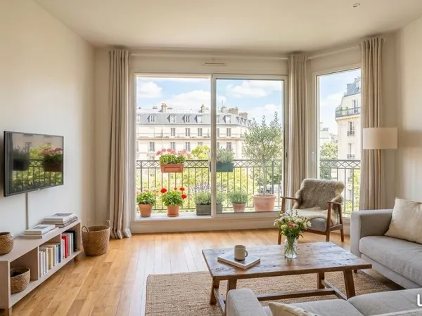 Superbe 2 pièces meublé de 40m² refait à neuf - Double balcon, parking et cave 10min a pied RER B AN