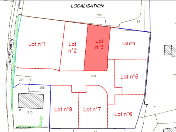 Terrain à bâtir Vente Sainte-Reine  500m² 52500€