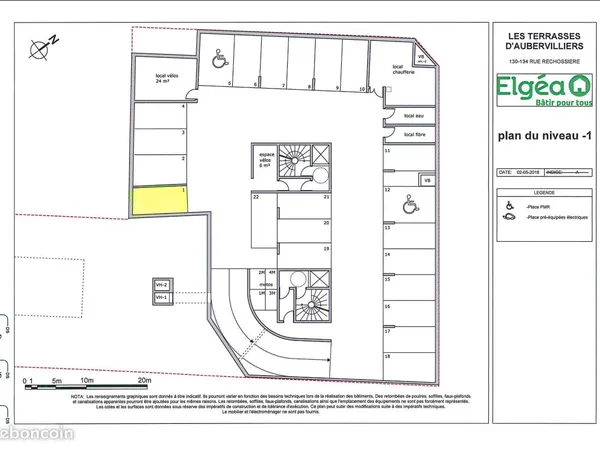Place de parking à louer - Aubervilliers - Disponible dès le 1er novembre