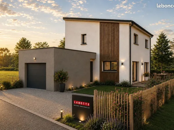 Projet de construction d'une maison 104 m² avec terrain à LANVOLLON (22)